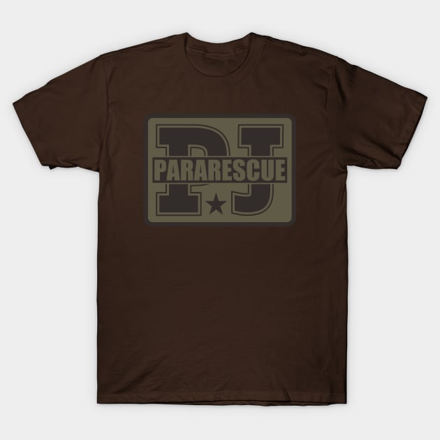 PJ Pararescue Patch (subdued) T-Shirt by TCP